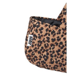 Padded Leopard Small Bag (Brown)