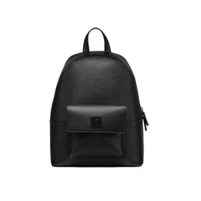 Stark Backpack in Embossed Spanish Leather Black MMKCAVE01BK001