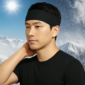 슬림 스포츠 헤드 헤어 밴드 운동 러닝 땀 흡수 쿨 머리 띠