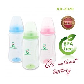 POLYGREEN KD-3020 온도측정 스마트 젖병 270ml 2+1 기획