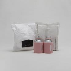 루스티크 아마존 천연 핑크 미네랄 파우더 워시, 효소 올인원 클렌저 80g & 전용 케이스