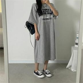 반팔 롱원피스 박시 잠옷 오버핏 실내복 sop-18 (E44367428)