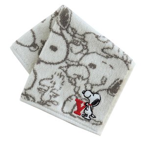 0012 [Y] 25cm PEANUTS SNOOPY 000193-0012-01 (Y) 스누피 이니셜 타월 손수건 여성 여성 핸드