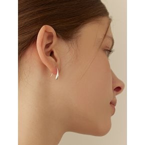 [연말 스페셜 6mm+10mm 진주귀걸이 증정][925 silver] Long teardrop earring