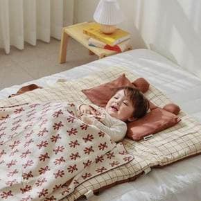 사계절 어린이집 분리형 낮잠이불 세트 (매쉬/3D 충전재 베개)