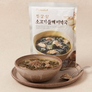 피코크 정갈한 소고기들깨미역국 500g