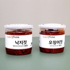 HACCP인증 더젓갈 젓갈 2종세트(낙지젓400g+오징어젓400g)