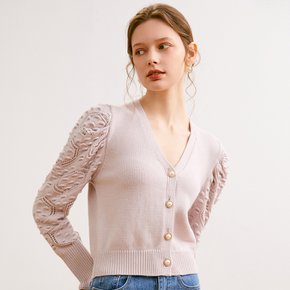 Ozie Bordado v-neck cardigan