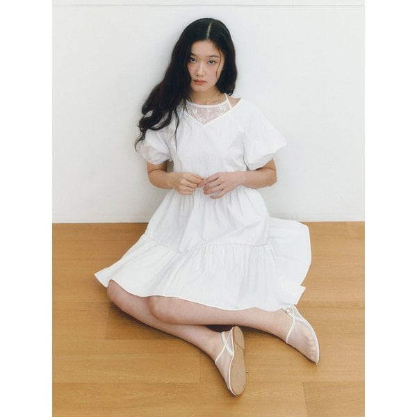 Layer Peek One-piece_white