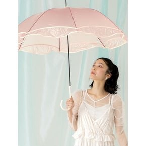우산 쉬어 프릴 투명 장우산 PT-085-001