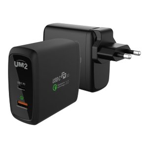 여행용 USB-PD 고속멀티충전기 QC60PD 블랙