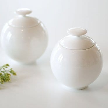 한국도자기 화이트블룸 오리진 설탕기