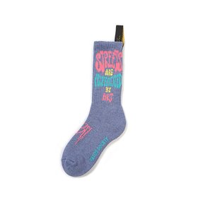 OLD SKOOL SKATE SOCKS BLUE