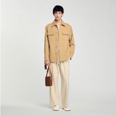 산드로옴므 [SANDRO HOMME] 빅 포켓 오버 셔츠 SH25S3MRJ1189