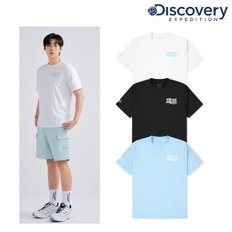 디스커버리 [정상가 59000원] 디스커버리 남성 핫썸머 스몰 그래픽 여름 냉감 쿨기능 반팔 티셔츠 DMRS6G043