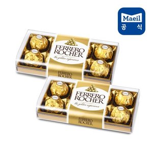 페레로로쉐 전용쇼핑백 1개 포함[S]페레로 로쉐 초콜릿 사각 8개입 x 2(총 16개입)