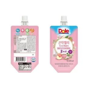 Dole 곤약젤리 자스민복숭아 130ml x 10 개 x 4