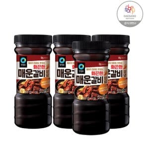 청정원 매운 갈비 화끈한맛 840gX4