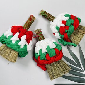 크리스마스 한정 양말목공예 빗자루 소품 만들기 diy 키트
