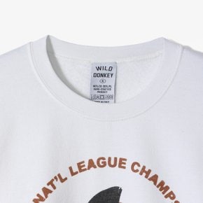 와일드동키 맨투맨 WILD DONKEY FG-BRAVES WHITE / WIC2M60000