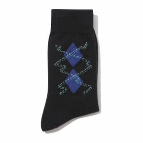 argyle pattern socks _CALAX24520BKX