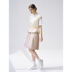 에이라인 플리츠 스커트(베이지) _ A - Line Pleated Skirt(Beige)