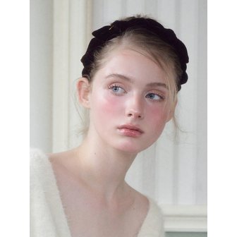 장폴클라리쎄 조이 벨벳 리본 헤어밴드 JP-25-142HB