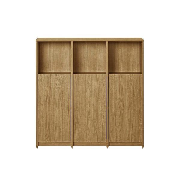 하벨 3단책장 하부도어형 106.2cm (컬러 택1)