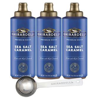  [해외직구]Ghirardelli premium Sea Salt Caramel sauce 기라델리 프리미엄 씨솔트 카라멜 소스 482g 3팩