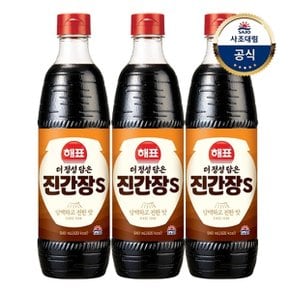 [사조대림] 더 정성 담은 진간장S 840ml x3개