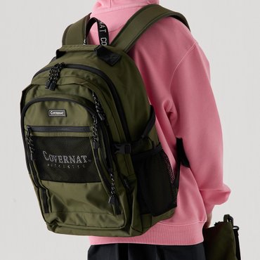 커버낫 키즈 메쉬 백팩 카키 CK2500BP01KH