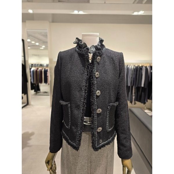 [파주점] 프릴넥 크롭 트위드 자켓 JRAA0JK603