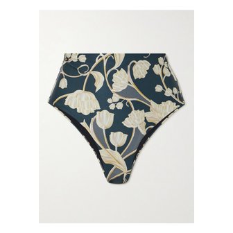 아구아벤디타 넷 서스테인 마젠타 페를라 플로럴 프린트  비키니 브리프 블루 1647597326780175