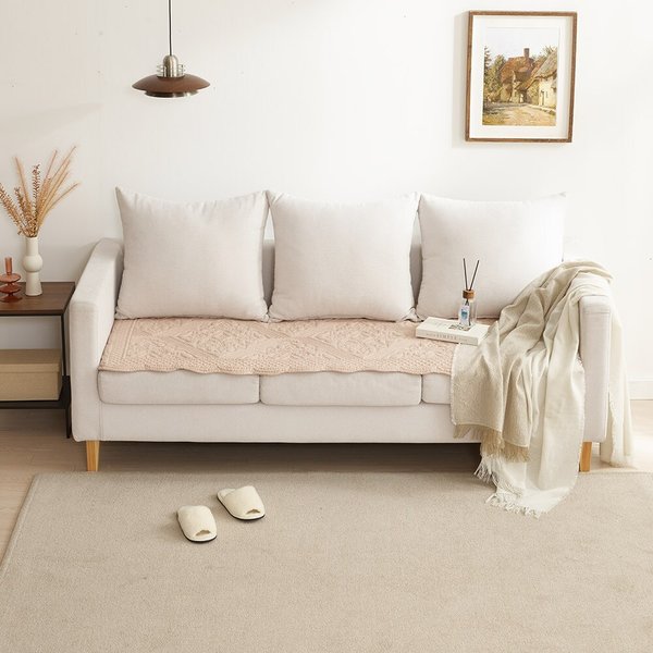 [애끌리아] 네스트 HR 소프트플란넬 목화솜 퀼팅 소파패드(3인용)