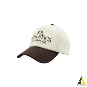 SPORTYRICH SR Athletics Wool Hat - ChocolateCream (ACAW2344CH) (SR 애슬레틱 울 햇)