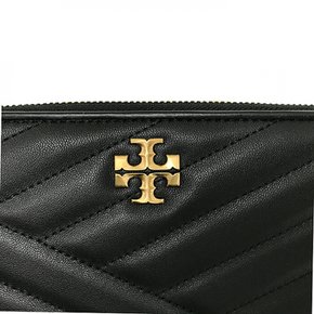 TORY BURCH 긴 지갑 트리 자작나무 여성 지퍼 어라운드 동전 지갑 있음 블랙 90348-001 브랜드