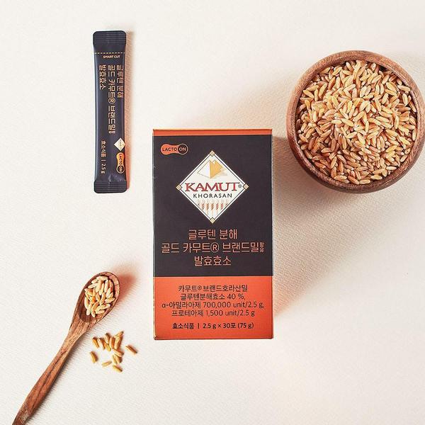 락토온 글루텐 분해 골드 카무트 효소 30포