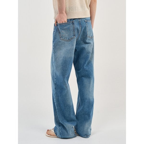 Wide Leg Denim Pants  5color