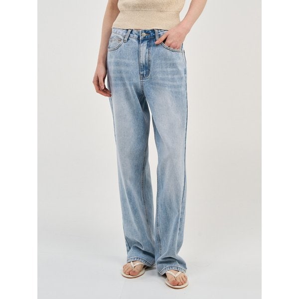 Wide Leg Denim Pants  5color
