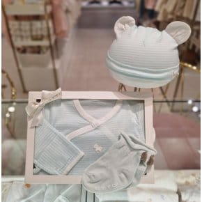 (임신출산선물) 베베배내바디수트X모자X양말세트(민트) (07Q317905S1)
