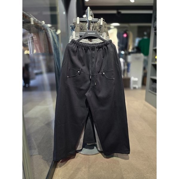 [시흥점] 합포 더블링 페이크새깅 스트링팬츠 /JGZK80805BK