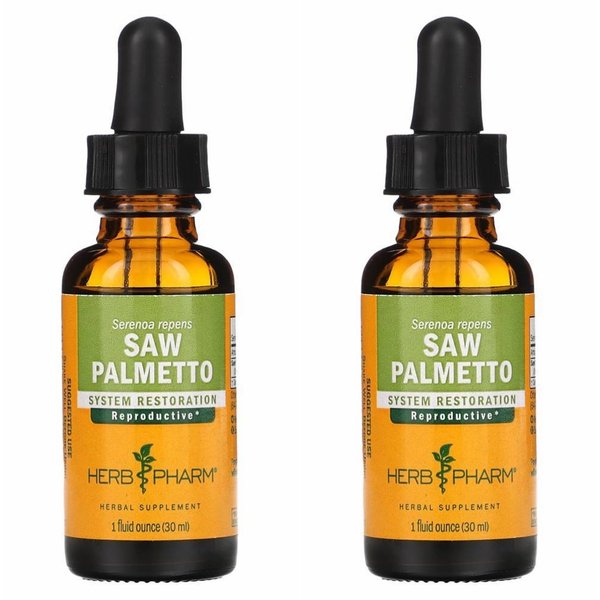 허브팜 쏘팔메토 Herb Pharm Saw Palmetto 30ml 2개