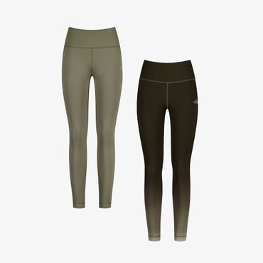 노스페이스 [노스페이스 공식] NF6KR30M 화이트라벨 여성 스무브 리버시블 레깅스_BEIGE BROWN