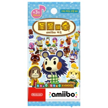 닌텐도 [닌텐도 스위치] 동물의 숲 amiibo 카드 제3탄(1박스=50팩 판매)