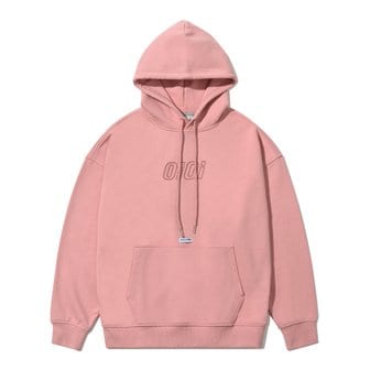 5252 BY O!Oi STROKE LOGO HOODIE_CORAL