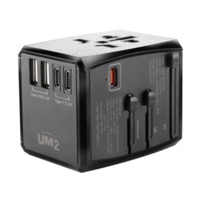 유엠투 UM2 UMTC-PD35WPPS (블랙) 35W PD 충전 해외 여행용 멀티 어댑터