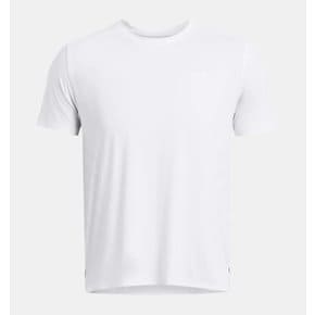 1382648-100 화이트  남성 UA 론치 엘리트 반팔 시원한 냉감 소재 기능성 운동 티셔츠