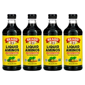 브래그 리퀴드 아미노 간장 473ml 4팩 Bragg Aminos