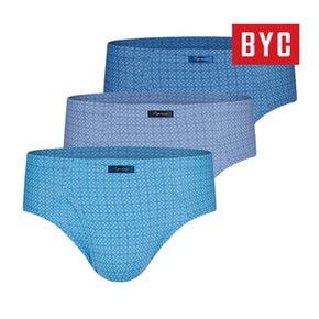 BYC 남성 삼각팬티 순면 맥시 브리프 MCF2159 3매입