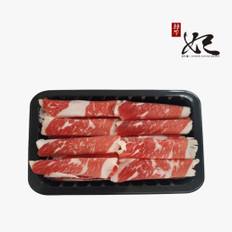 한우비 [냉동] 1+등급 한우암소 차돌박이(슬라이스)500g